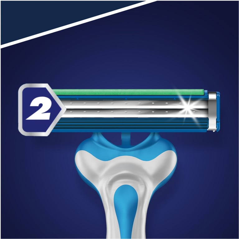 Бритва Gillette Blue 2 Max 4 шт. (7702018956661/8700216169097) - фото 3