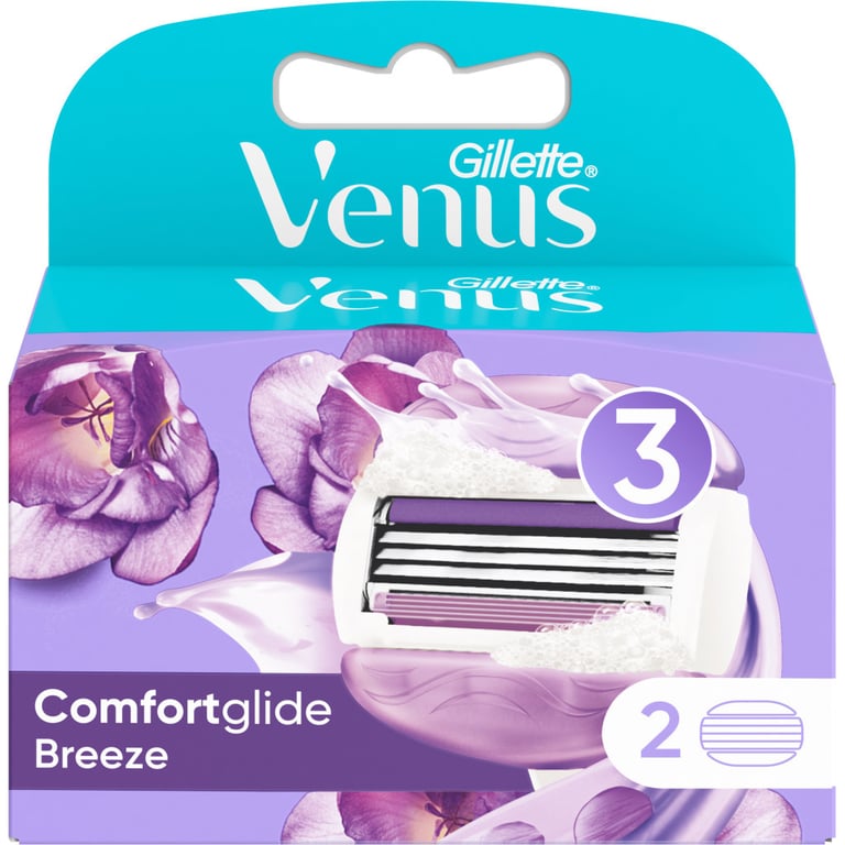 Змінні касети Gillette Venus ComfortGlide Breeze 2 шт. (7702018886432) - фото 1