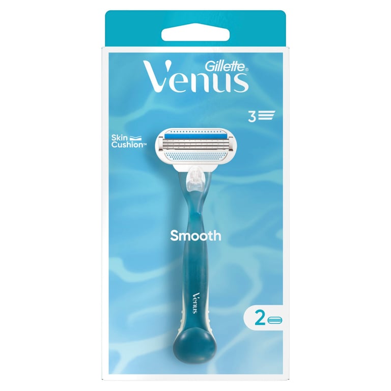 Бритва Gillette Venus Smooth з 2 змінними картриджами (3014260262693) - фото 2