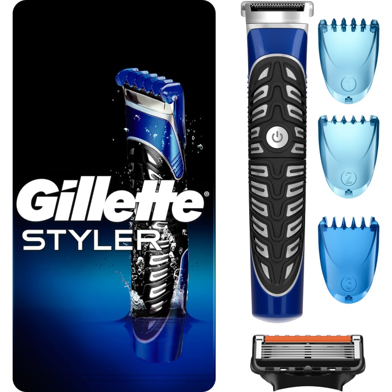 Бритва Gillette Fusion5 ProGlide Styler з 1 картриджем ProGlide Power + 3 насадки для моделювання бороди і вусів (7702018273386) - фото 1