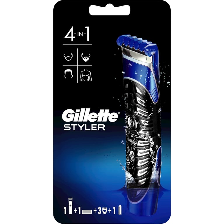 Бритва Gillette Fusion5 ProGlide Styler з 1 картриджем ProGlide Power + 3 насадки для моделювання бороди і вусів (7702018273386) - фото 2