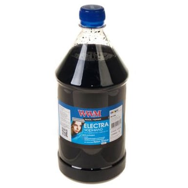 Чорнило WWM EPSON UNIVERSAL ELECTRA 1000ml Black (EU/B-4) - фото 1