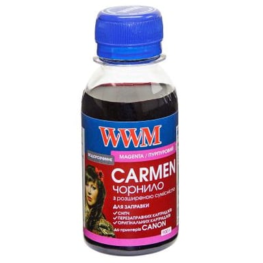 Чорнило WWM CANON UNIVERSAL CARMEN 100g Magenta (CU/M-2) - фото 1