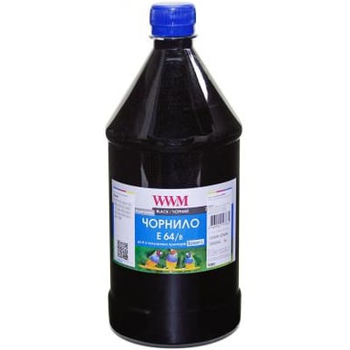 Чорнило WWM EPSON L110/L210/L355 1000g Black (E64/B-4) - фото 1