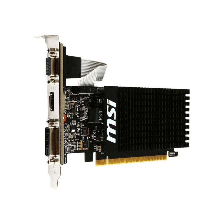 Відеокарта GeForce GT710 2048Mb MSI (GT 710 2GD3H LP) - фото 3