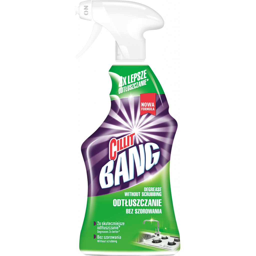 Спрей для чищення кухні Cillit Bang Антижир+Сяйво 750 мл (5900627024210) Спрей для чищення кухні Cillit Bang Антижир+Сяйво 750 мл (5900627024210)