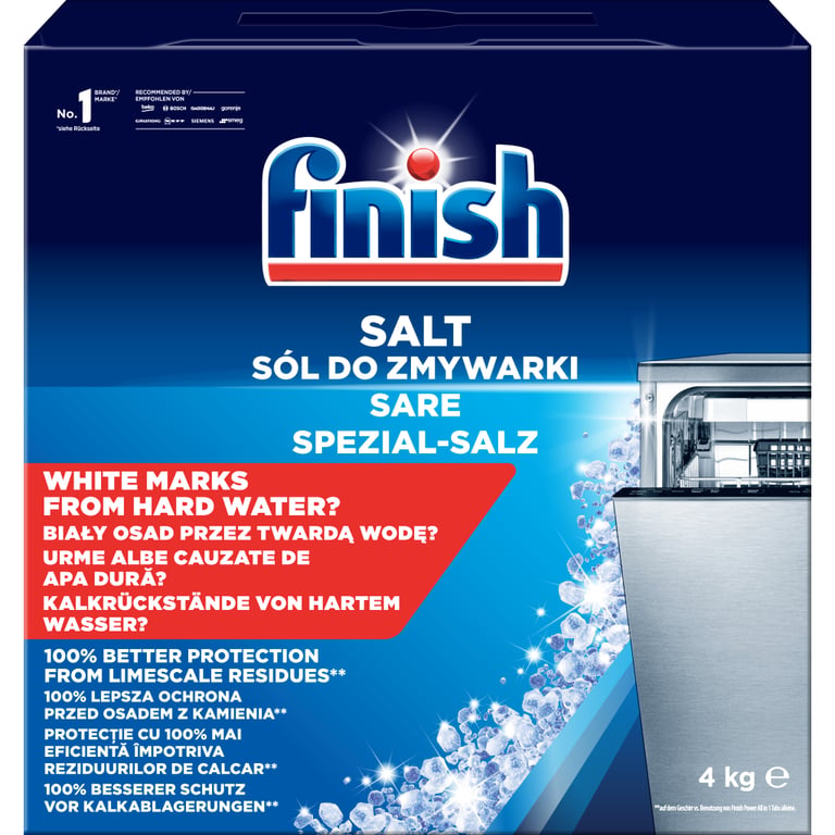 Сіль для посудомийних машин Finish 4 кг (8594002687397) - фото 1
