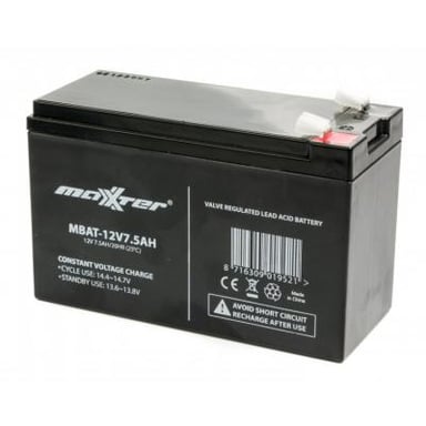 Батарея до ДБЖ Maxxter 12V 7.5AH (MBAT-12V7.5AH) - фото 1