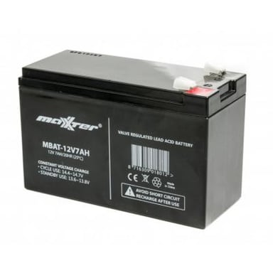 Батарея до ДБЖ Maxxter 12V 7AH (MBAT-12V7AH) - фото 1