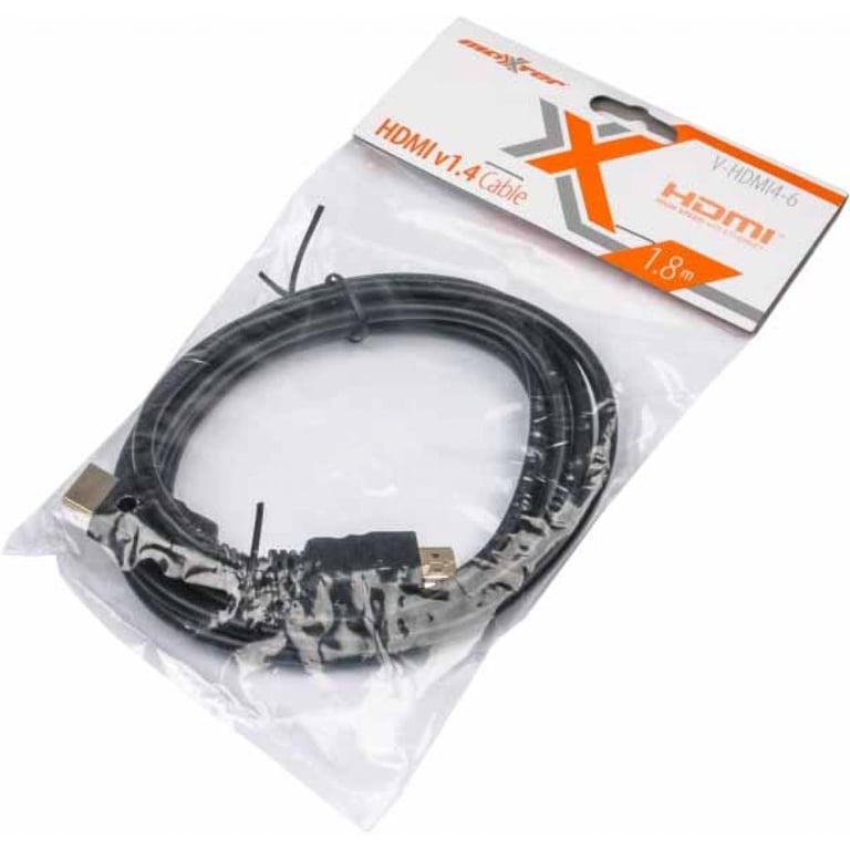 Кабель мультимедійний HDMI to HDMI 1.8m Maxxter (V-HDMI4-6) - фото 2