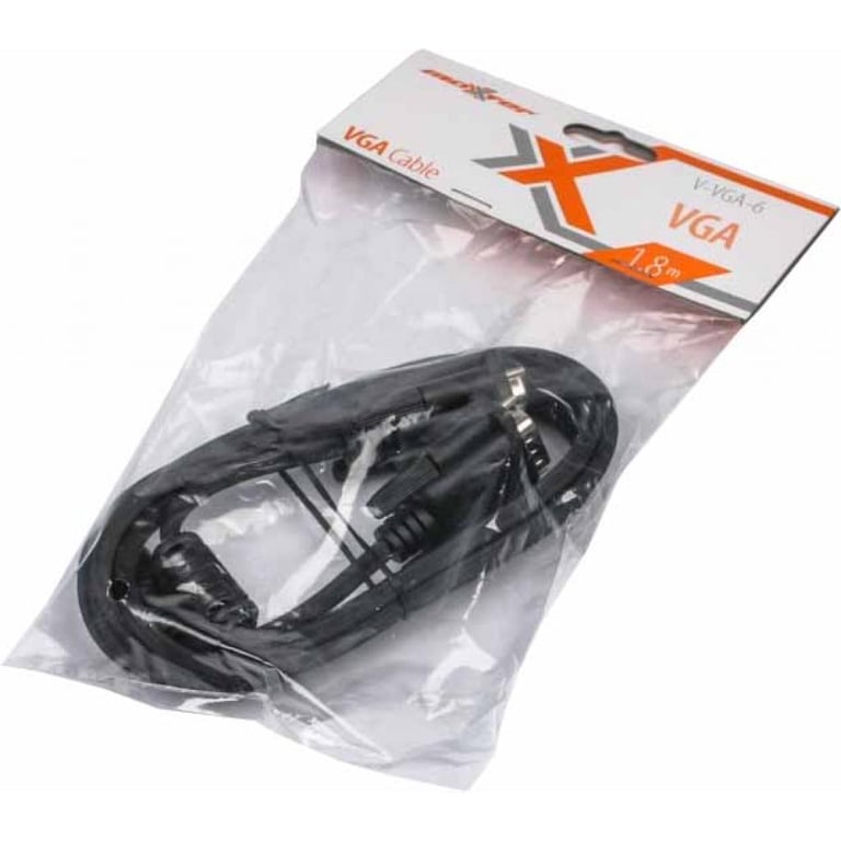 Кабель мультимедійний VGA 1.8m Maxxter (V-VGA-6) - фото 2