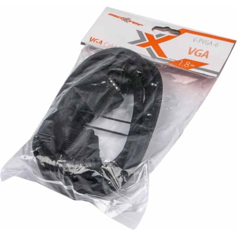 Кабель мультимедійний VGA 1.8m Maxxter (V-PVGA-6) - фото 2