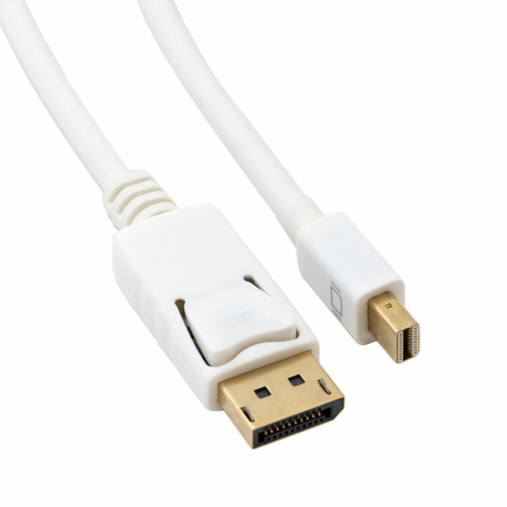Кабель мультимедійний miniDisplayPort M to DisplayPort M 2.0m white Extradigital (KBD1668) Кабель мультимедійний miniDisplayPort M to DisplayPort M 2.0m white Extradigital (KBD1668)