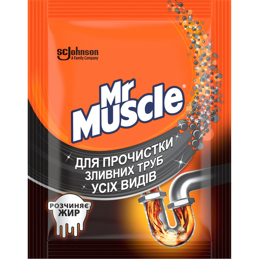 Засіб для прочищення труб Mr Muscle гранули 70 г (4823002000177) - головне фото