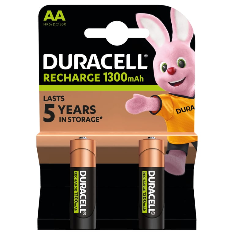 Акумулятор Duracell AA HR6 1300mAh * 2 (5000394039186 / 81367175) - фото 2