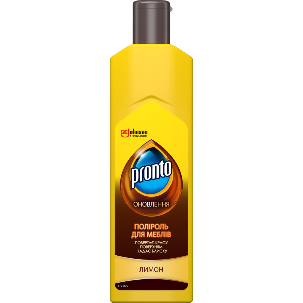 Засіб для догляду за меблями Pronto поліроль Лимон 300 мл (4823002000511) Засіб для догляду за меблями Pronto поліроль Лимон 300 мл (4823002000511)