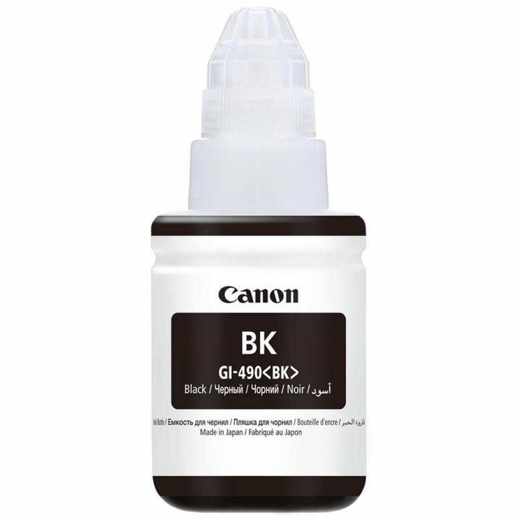 Контейнер з чорнилом Canon GI-490 Black 135ml (0663C001) Контейнер з чорнилом Canon GI-490 Black 135ml (0663C001)