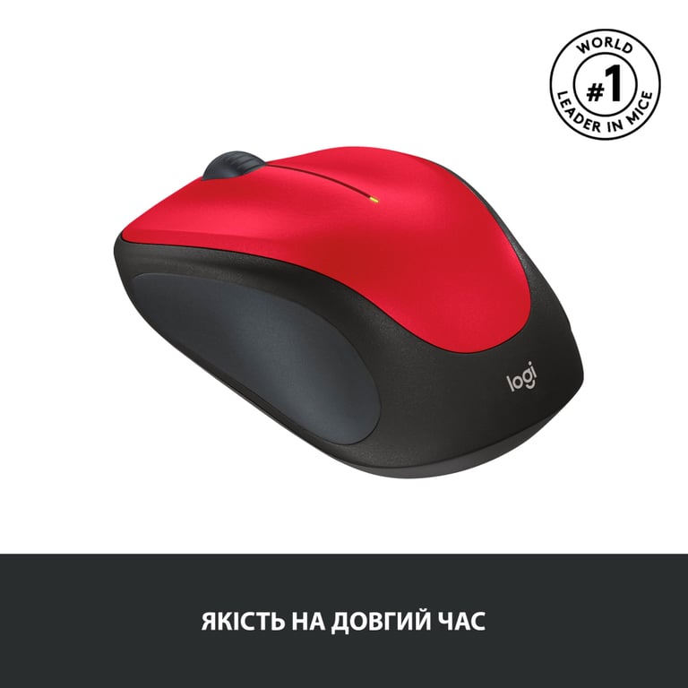 Мишка Logitech M235 Red (910-002496) - фото 4