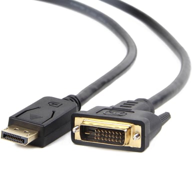 Кабель мультимедійний Display Port to DVI 24+1pin, 1.8m Cablexpert (CC-DPM-DVIM-1.8М) - фото 1