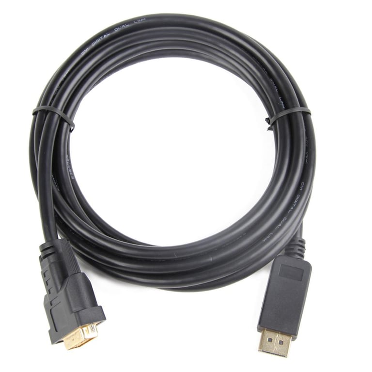 Кабель мультимедійний Display Port to DVI 24+1pin, 1.8m Cablexpert (CC-DPM-DVIM-1.8М) - фото 2