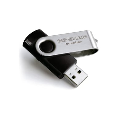 USB флеш накопичувач Goodram 16GB Twister Black USB 2.0 (UTS2-0160K0R11) - фото 1