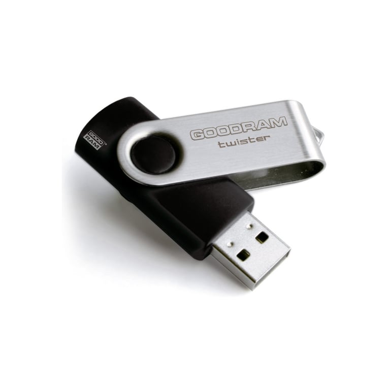 USB флеш накопичувач Goodram 16GB Twister Black USB 2.0 (UTS2-0160K0R11) - фото 1