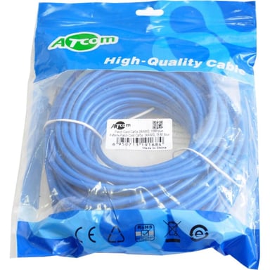 Патч-корд Atcom 15м RJ-45 CCA (9168) - фото 1