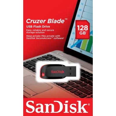 USB флеш накопичувач SanDisk 128GB Cruzer Blade USB 2.0 (SDCZ50-128G-B35) - фото 8