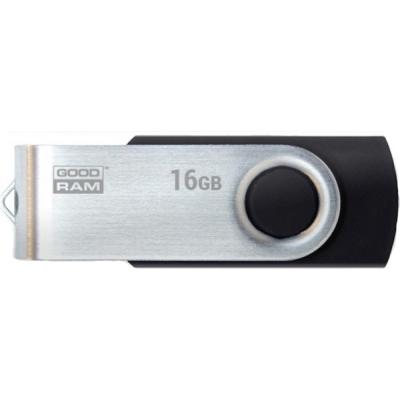 USB флеш накопичувач Goodram 16GB Twister Black USB 3.0 (UTS3-0160K0R11) - фото 1