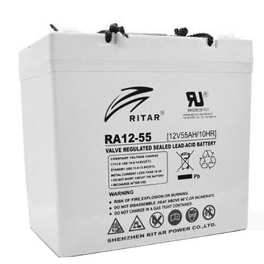 Батарея до ДБЖ Ritar AGM RA12-55, 12V-55Ah (RA12-55) - фото 1