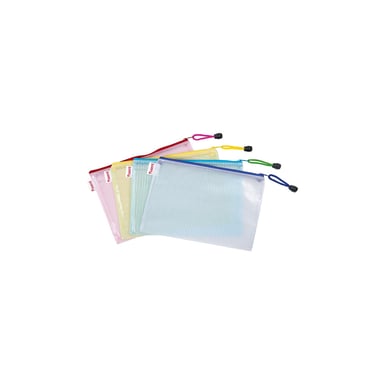 Папка на блискавці Axent А4, transparent, assorted colors (1406-00-А) - фото 1