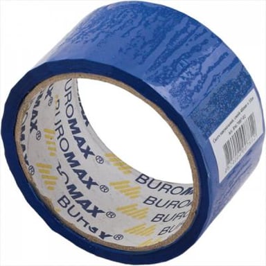 Скотч Buromax Packing tape 48мм x 35м х 43мкм, blue (BM.7007-02) - фото 1