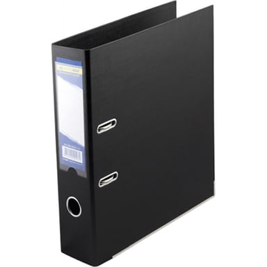 Папка - реєстратор Buromax А4 double sided, 70мм, PP, black, built-up (BM.3001-01c) - фото 1