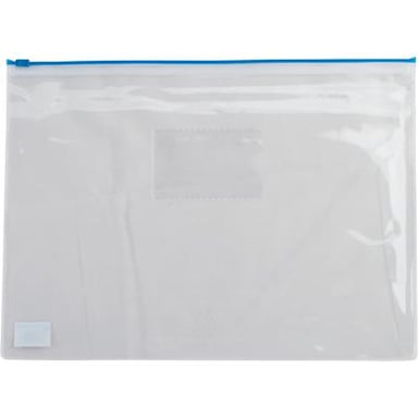 Папка на блискавці Buromax А5, plastic zipper blue (BM.3947-02) - фото 1