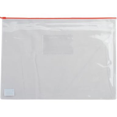 Папка на блискавці Buromax А5, plastic zipper red (BM.3947-05) - фото 1