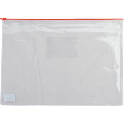 Папка на блискавці Buromax А5, plastic zipper red (BM.3947-05)