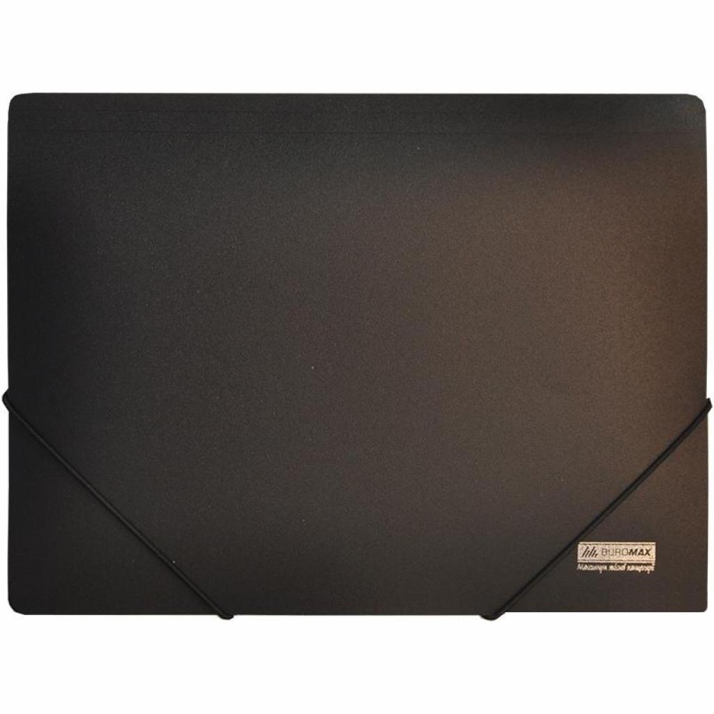 Папка на резинках Buromax А4, JOBMAX, black (BM.3911-01) Папка на резинках Buromax А4, JOBMAX, black (BM.3911-01)
