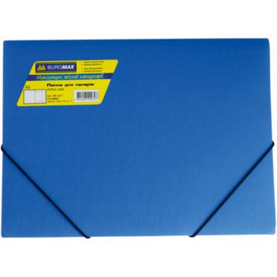 Папка на резинках Buromax А4, JOBMAX, blue (BM.3911-02) Папка на резинках Buromax А4, JOBMAX, blue (BM.3911-02)