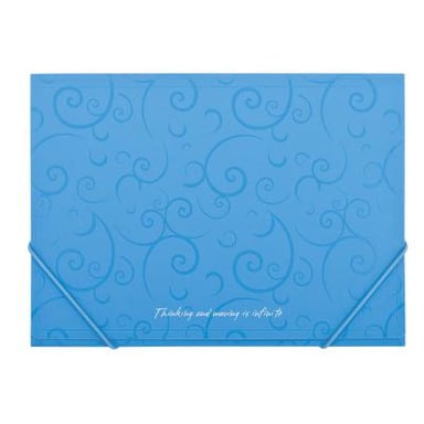 Папка на резинках Buromax А4, BAROCCO, sky-blue (BM.3914-14) - фото 1