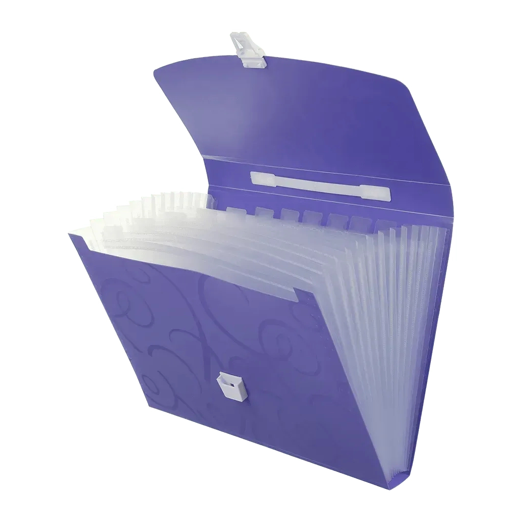 Папка - портфель Buromax A4/35мм, BAROCCO, violet (BM.3719-07) - фото 2 Папка - портфель Buromax A4/35мм, BAROCCO, violet (BM.3719-07) - фото 2