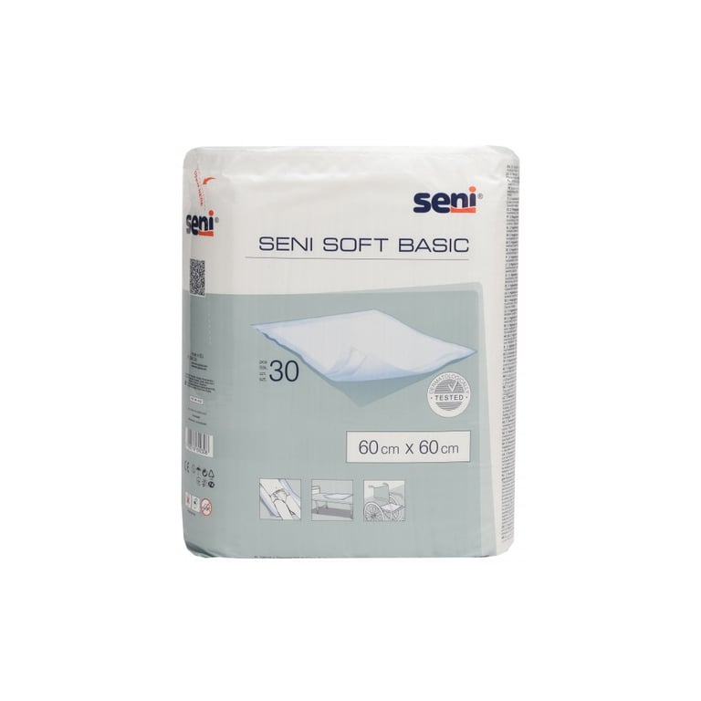 Пелюшки для малюків Seni Soft Basic 60х60 см 30 шт (5900516692308) - фото 1