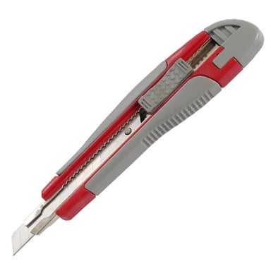 Ніж канцелярський Axent 9мм, metal runners, rubber inserts (6701-А) - фото 1