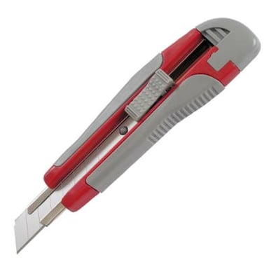 Ніж канцелярський Axent 18мм, metal runners, rubber inserts (6702-А) - фото 1