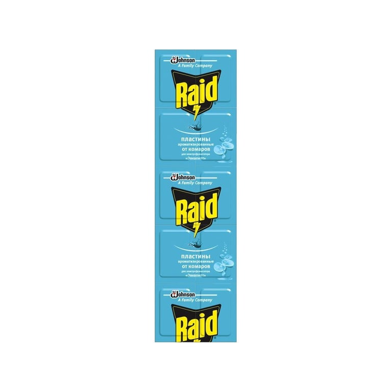 Пластини для фумігатора Raid Евкаліпт 10 шт. (4823002005639)