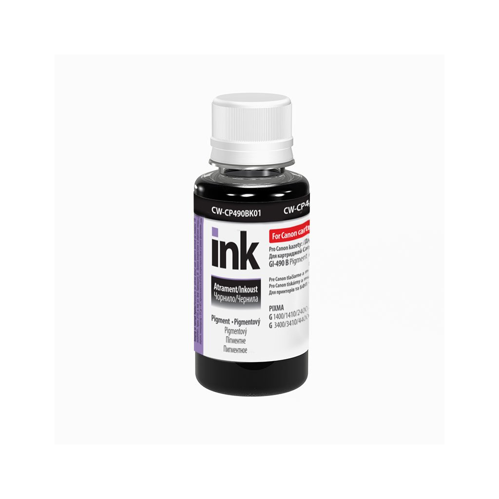 Чорнило ColorWay Canon GI-490 Pigment 100мл Black (CW-CP490BK01) - головне фото