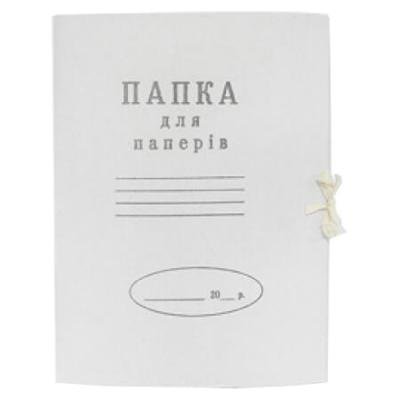 Папка на зав’язках Buromax А4, carton 0,4мм (single cut) (BM.3357)