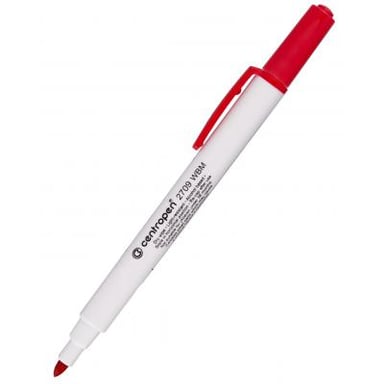Маркер Centropen Board 2709 1-2 мм, round tip, red (2709/02) - фото 1
