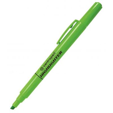 Маркер Centropen Fax 8722 1-4 мм, chisel tip, green (8722/04) - фото 1
