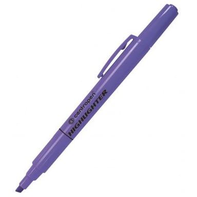 Маркер Centropen Fax 8722 1-4 мм, chisel tip, purple (8722/08) - фото 1