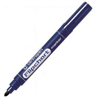 Маркер Centropen Flipchart 8550 2,5 мм, round tip, blue (8550/03) - фото 1